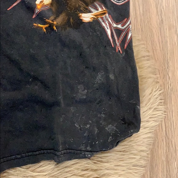 Harley Davidson Black Distressed Tee - Picture 5 of 9